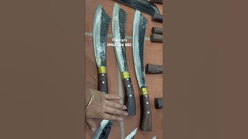 DAO ĐỘC LẠ,LÒ RÈN DAO THẢO P/s