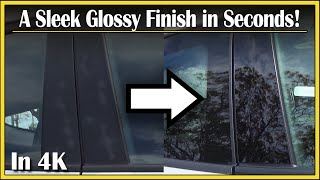 How To Renew Faded Door Pillar Trims (EASY HACK) | Step-by-Step DIY Tutorial & Review | In 4K!