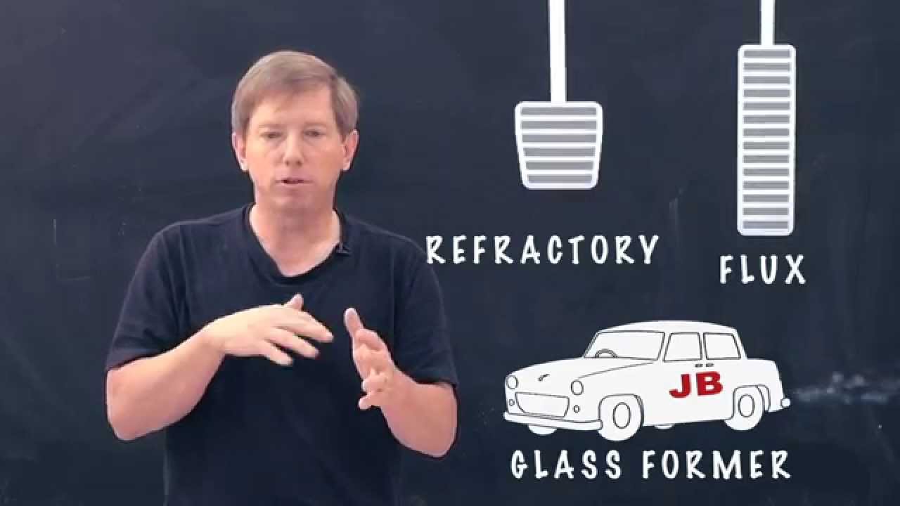 Video thumbnail of a simple analogy for how a ceramic glaze is structured