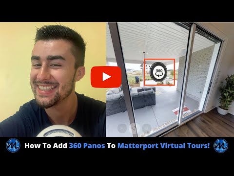 How To Add 360 Panos To Matterport Virtual Tours!