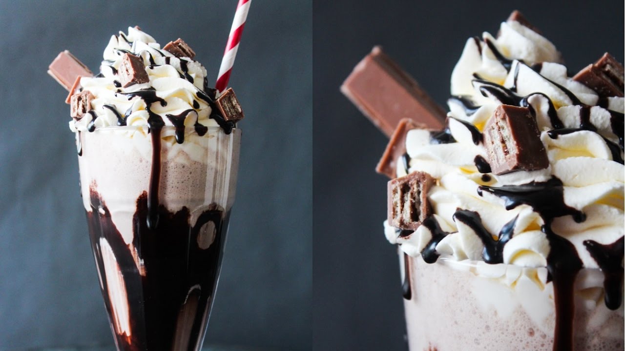 How To Make Kit Kat Milkshake With No Machine Kit Kat Ice Cream By One Kitchen Episode 742