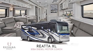 2024 Reatta XL Walkthrough  Class A Luxury Diesel Motorhome  Entegra Coach