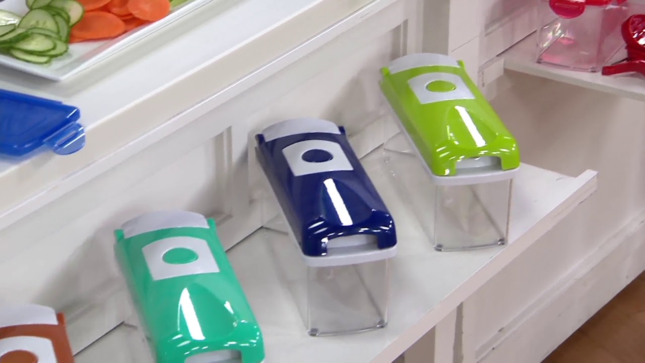 Genius 8 Cup Nicer Dicer Plus w/ Extra 8 Cup Container on QVC