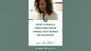 🚀 Build a Profitable Sales Funnel on Auto-Pilot with Systeme.io #learnandearnforfreedom #freedom