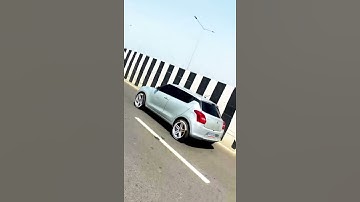 Suzuki Swift silver modified with Alloy  wheel #car #shorts #video #trend #top #gang # modefied #ten