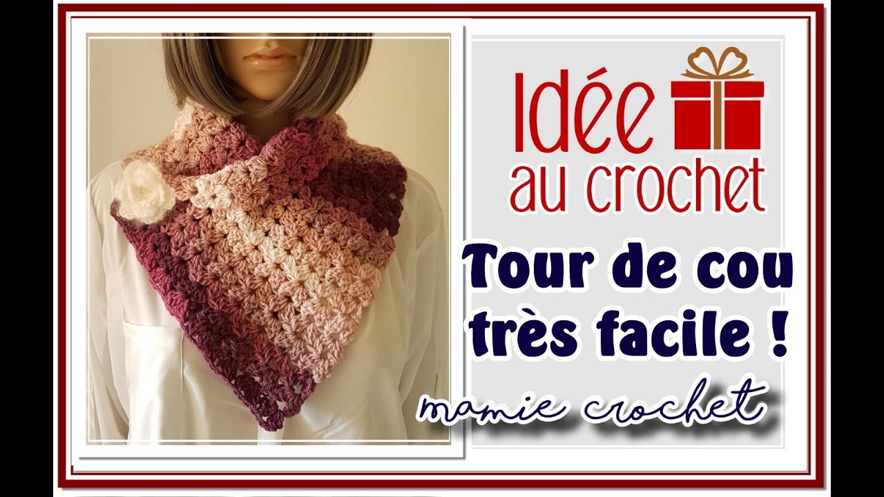 tour de cou au crochet facile