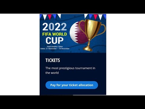 How To Buy FIFA World Cup 2022 Match Ticket amp Payment Tutorial fifa 