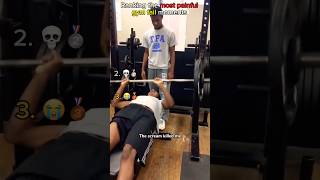 Ranking the most PAINFUL gym fails 💀🏋️ WAIT for No. 1… that hurt 😭  #shorts