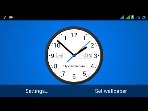 Light Analog Clock-7