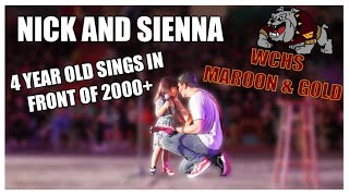WE SANG IN FRONT OF 2000+ PEOPLE! | Nick and Sienna