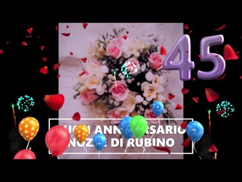 Video: Anniversario Di Matrimonio 45 Anni - Matrimonio Zaffiro