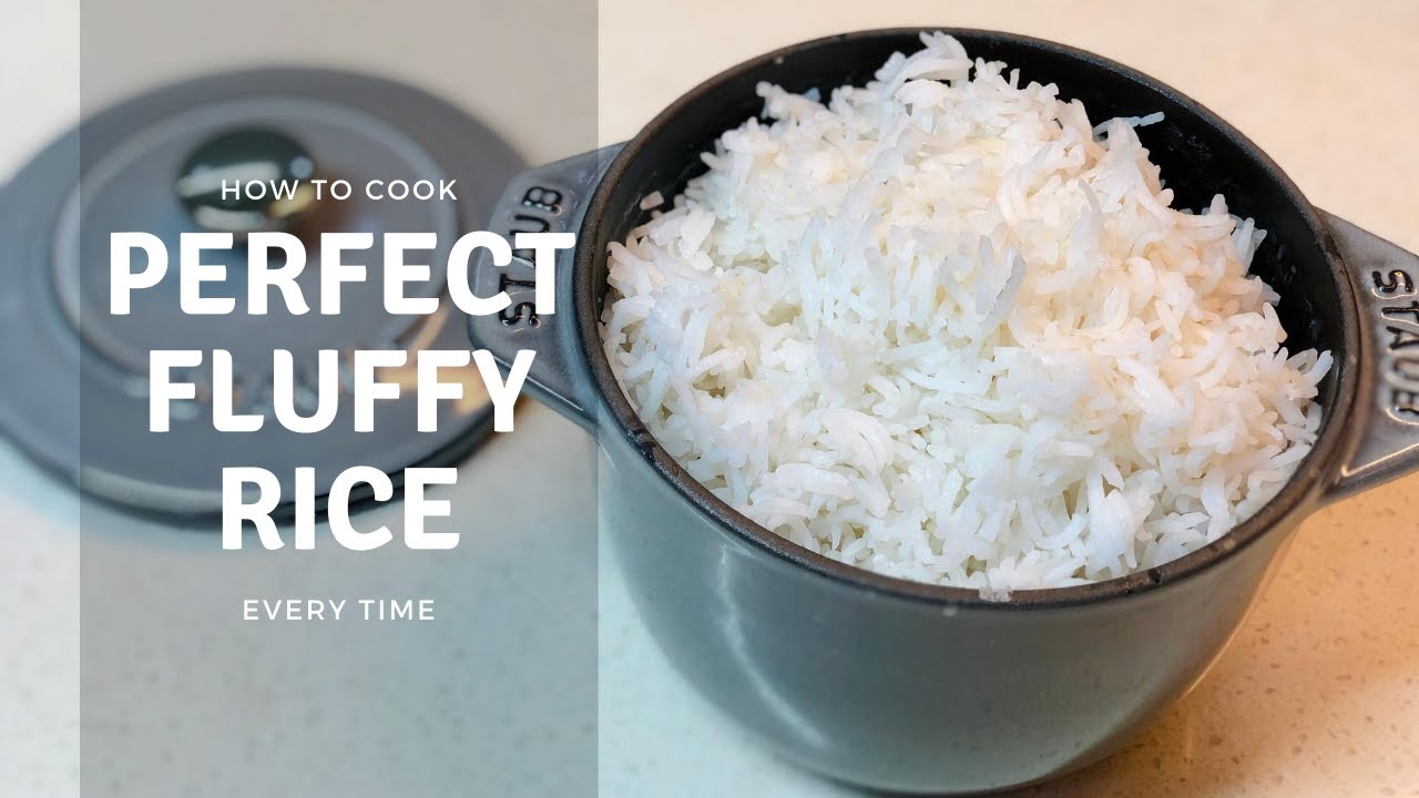 How to Cook Perfect Fluffy Rice without a Rice Cooker (Staub Rice Cocotte  Gohan) 