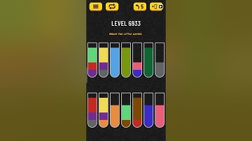 Water sort puzzle level 6933