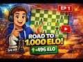 Episode 1 - Road To 1k Elo On Chess.com! ♟️