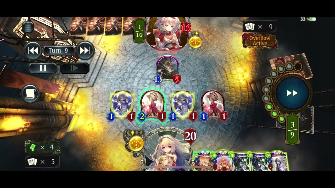 [Shadowverse] Magic 4 Castelle Forest vs. Bahamut Dragon