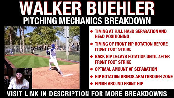 Walker Buehler Pitching Mechanics Breakdown - Robby Rowland