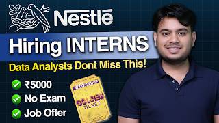 Celebrity Data Analyst Internship at Nestle | How to Apply | Data Analyst Internship 2026 Profile