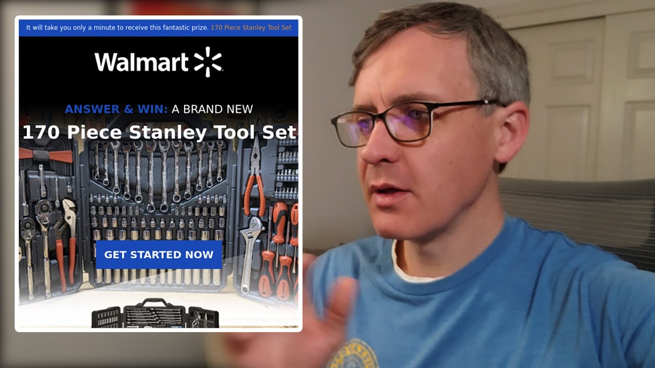 170 Piece Stanley Tool Set Scam Email from Harbor Freight, Lowe's, or Walmart, Explained YouTube