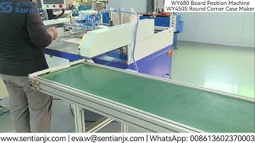 Round Corner Hardcover Making machine/Round corner case maker - Sentian Machine