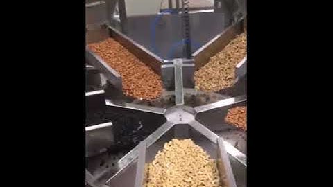 Eccopac-MULTIHEAD MIXING WEIGHER MEMORY HOPPER BUCKET - 5 mix 30 heads 30 head weigher for 5 mix nut