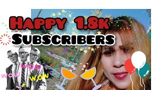 SHOUT OUT TO 1.8K SUBSCRIBERS | ROAD TO 2K