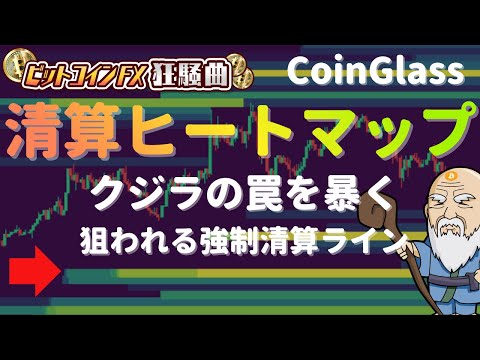 【大口追従】クジラの罠を暴く！CoinGlass清算ヒートマップの正しい見方とトレード活用術【Liquidation Map】
