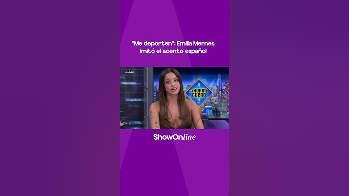 Emilia Mernes imitó el acento español  #showonline #showon #argentina #emiliamernes #elhormiguero