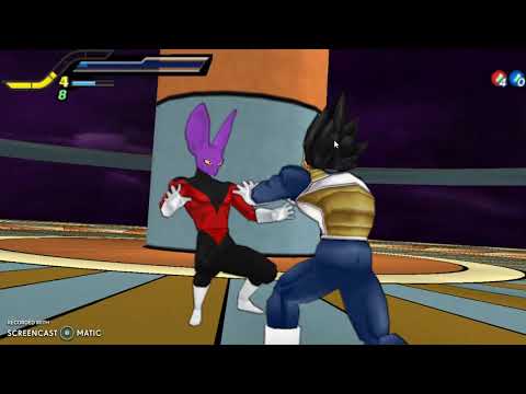 Vegeta VS Dyspo Segundo Torneo del Poder Dragon Ball Z Tenkaichi Tag Team