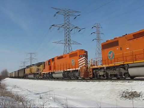 *Railfanning action on the CN Leithton, CN Matteso...