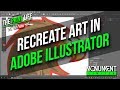 How to use the pen tool and adobe illustrator to recreate low resolution art for screen printing