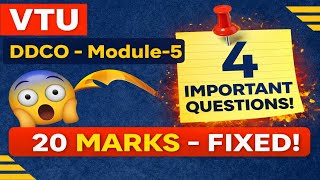 Celebrity VTU|DDCO|100% FIXED QUESTIONS |5th MODULE|MOST IMPORTANT QUESTIONS|PYQ| Wealth