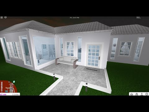 building a one story house roblox bloxburg 207k youtube