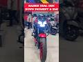 NEW RAIDER DUAL DISC :: DOWN PAYMENT & EMI DETAILS