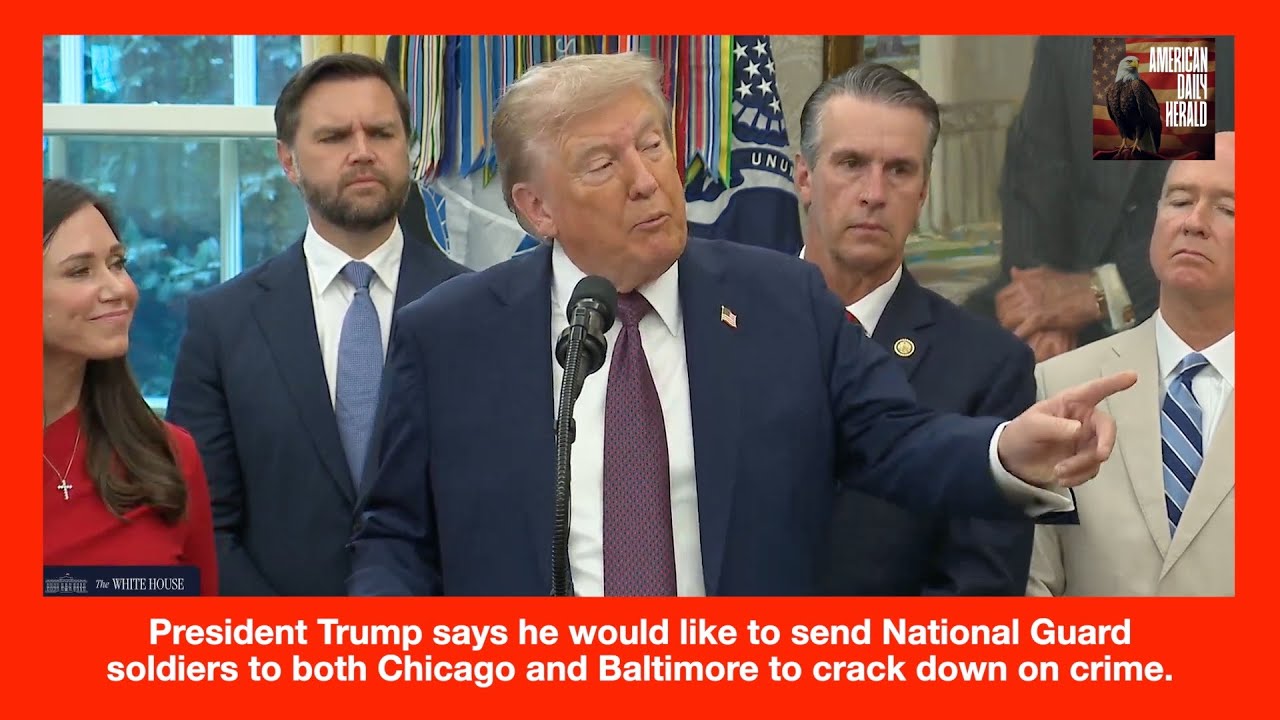 President Trump On Plans to Send National Guard to Chicago and ...