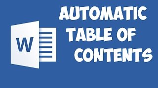 Word 2016 - Table of contents