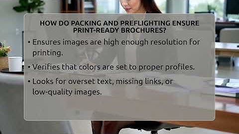 How Do Packing And Preflighting Ensure Print-ready Brochures? - Graphic Design Nerd