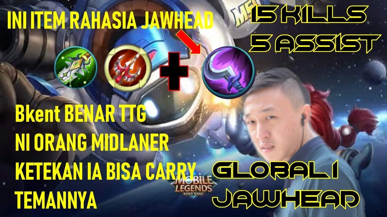 COMBO-COMBO! Top 1 GLOBAL Jawhead Mobile Legend