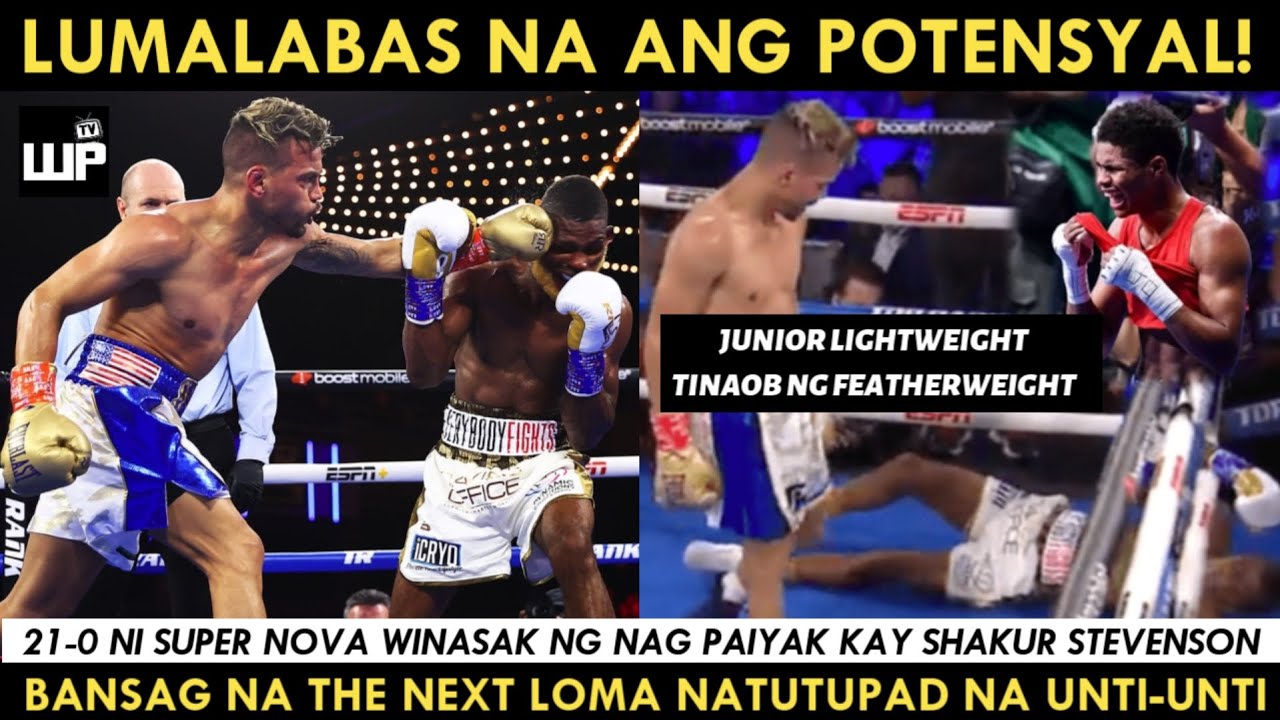 Nag pa IYAK kay Shakur Stevenson WINASAK ang 21-0 ni Super Nova | Potensyal maging Next Star LUMABAS
