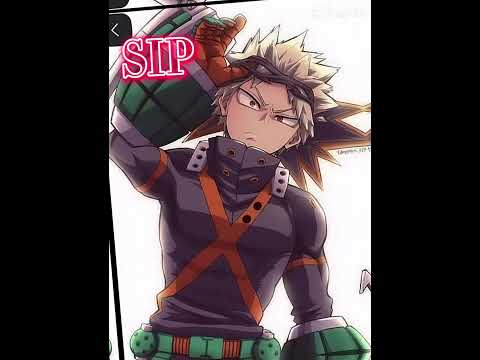 Bakugo Skip The Gossip Drink Till You Choke Mha