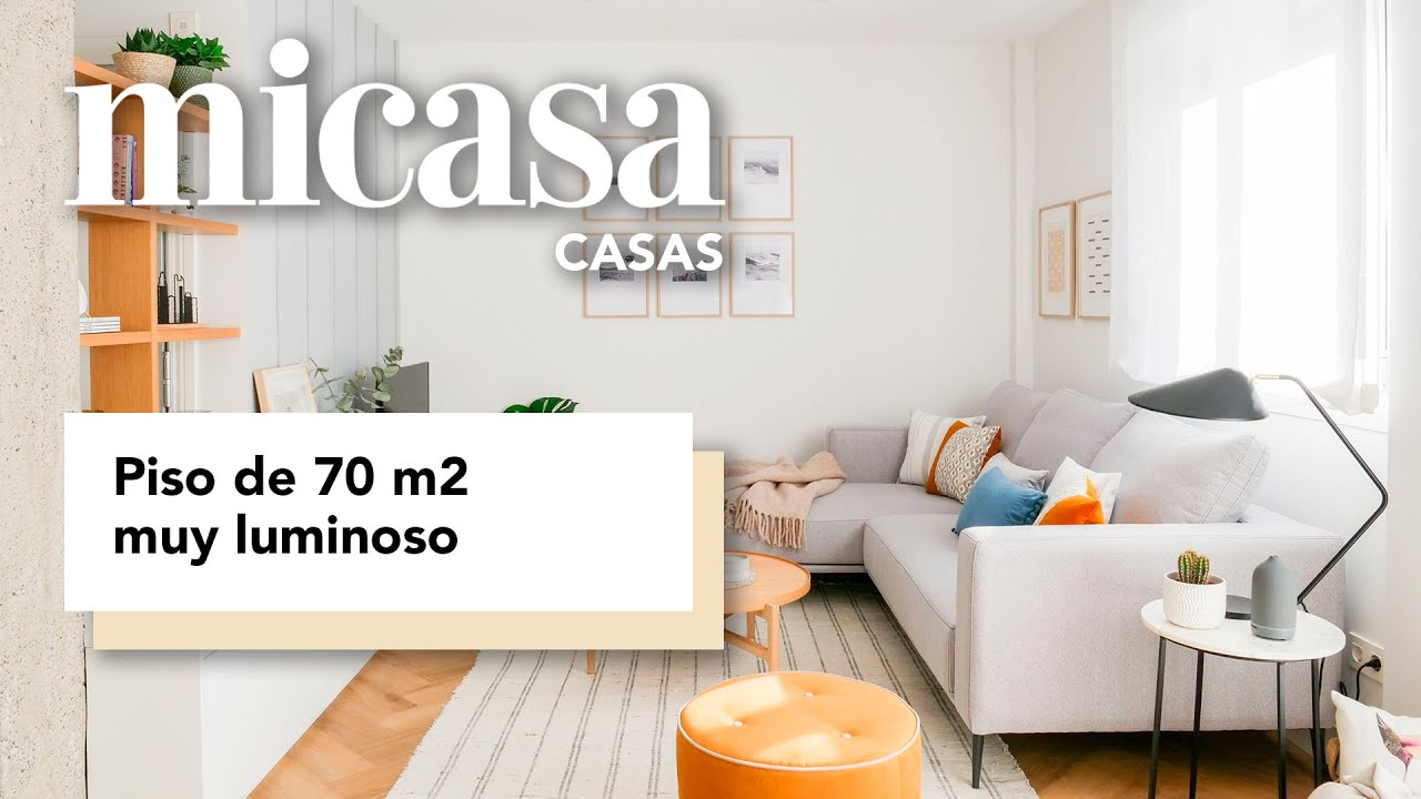 Un piso de 70 metros muy luminoso| DecoraciónTV - YouTube