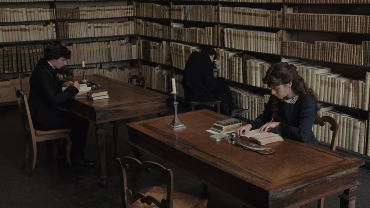 You're studying in a secret library of your own dark academia