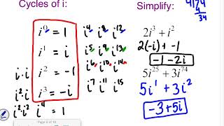 Notes 2 4   Complex Numbers