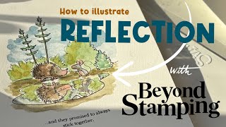 How to create Reflection with stamps.