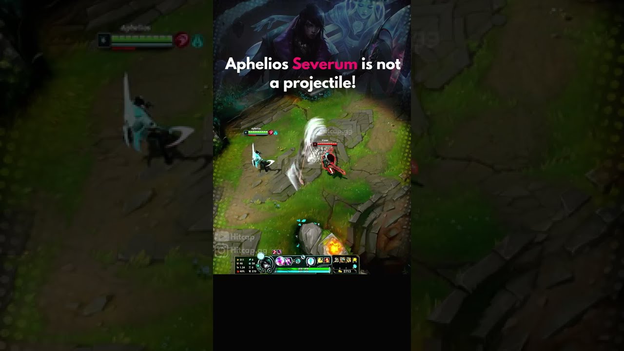 Aphelios Severum against Windwall 