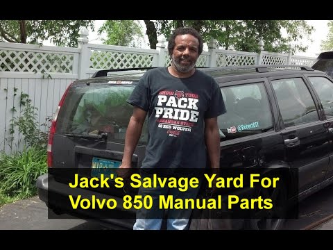 jack's-junkyard-run-to-pull-volvo-850-manual-shifter-parts.---howr