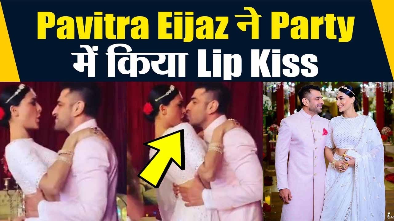 Dishul SangeetPavitra  Romantic  Eijaz Khan Lip Kiss  Video Viral  FilmiBeat