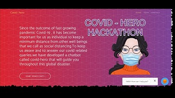 Covid Hero Hackathon | Hackathon Project | #devpost