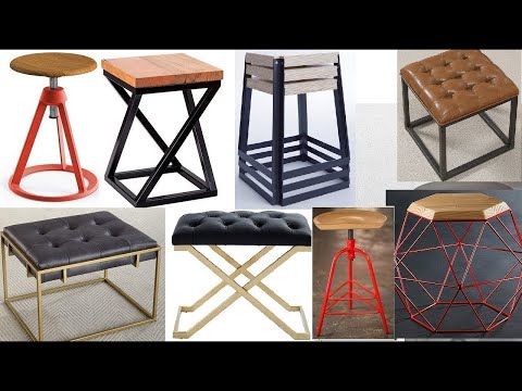 Modern metal frame stool ideas for your home decor / metal stool ideas for your interior