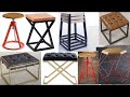 Modern metal frame stool ideas