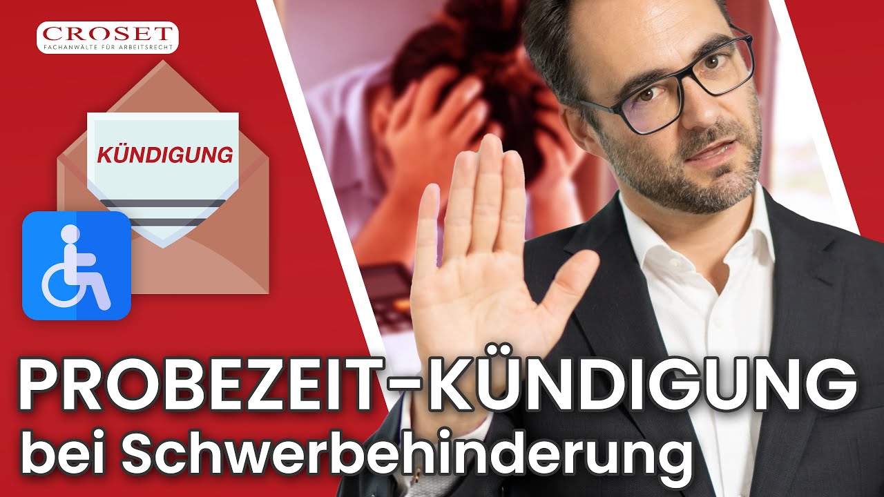 Probezeitkündigung bei Schwerbehinderten